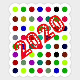 Happy new year 2020 Sticker